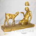 hot sale bronze goat sculpture for home decoration